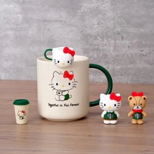 Hello Kitty x Starbucks Taiwan cup edge x 3 (random styles; sealed blind boxes) - Picture 1 of 2