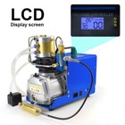 30MPA LCD High Pressure Air Compressor Rifle PCP Air Pump Auto Stop 300Bar 1800W