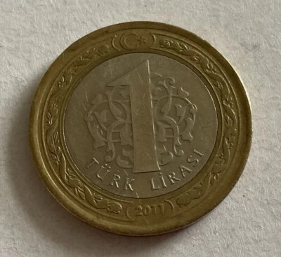 2011 Turkey 1 Lirasi coin- Bi-Metallic - Image 1 of 2