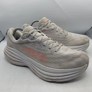 Scarpe da corsa Hoka One One Bondi 8 donna 10B bianco porto nebbia lunare rock - Foto 1 di 15