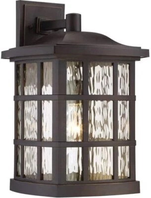 Quoizel SNN8411PN Stonington Outdoor Wall Sconce Light - 1 Lamp 150w max Bronze - Image 1 of 3