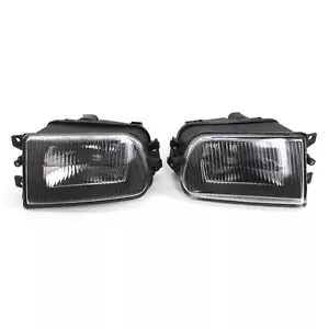 Fits BMW E39 528i 540i 97-00 Z3 97-01 Clear Lens Driving Fog Light Bumper Lamps - Picture 1 of 6