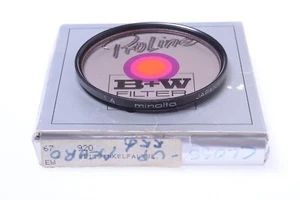 ✅ MINOLTA SKYLIGHT 1A 67MM FILTER GENUINE LENS OR CAMERA SCREW IN W/ BOX 111-2 - Picture 1 of 2