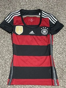 Germany Womens Jersey 2014 World Cup Shirt Football Adidas XS Deutscher - Picture 1 of 5