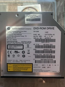 Unidad de DVD/CD SATA HP TEAC DV-28S Pavilion DV4 DV5 DV6 DV7 DV8 DV9 - Imagen 1 de 5