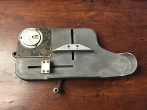 BUSTER BROWN Aluminum Shoe Store Foot Sizer Vintage Vtg Rare Chicago Illinois - Picture 1 of 5