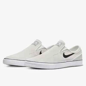 Nike Mens Size 10.5 SB Janoski Slip Summit White Black FN5893-100 - Picture 1 of 6