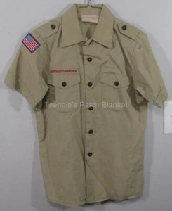 Boy Scout now Scouts BSA Uniform Shirt Size Youth Large SS FREE SHIPPING 179 - Picture 1 of 6