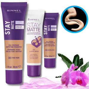 Rimmel Stay Matte Liquid Mousse Foundation Cruelty Free 30ml - Choose Your Shade