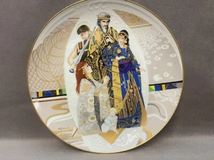 ASSIETTE DECORATIVE PORCELAINE COLLECTION MADE IN USA "LE JUGEMENT DE SALOMON" - Picture 1 of 7