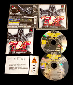 ARMORED CORE MASTER OF ARENA Sony Playstation 1 PSX Play1 PS1 JAP