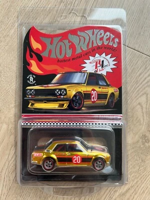 Hot Wheels RLC 2020 Redline Club Exclusive Gold ‘71 Datsun 510 1971 LE 15000 - Image 1 of 3