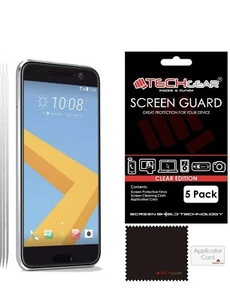 TECHGEAR [5 Pack] Screen Protectors for HTC 10 Ultra - Clear Lcd Screen Pr - Picture 1 of 2