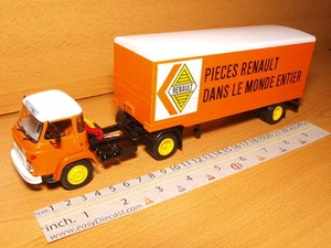 SAVIEM SM-8 T 1:43 PIECES RENAULT CAMION TRUCK & TRAILER ALTAYA SEMI REMORQUE - Picture 1 of 1