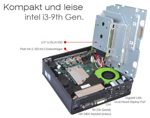 Ordinateur Q958 i3-9Gen 4xCORE CPU 128GB SSD 8GB 2xDP + DVI Windows 11 V654 - Photo 1/7