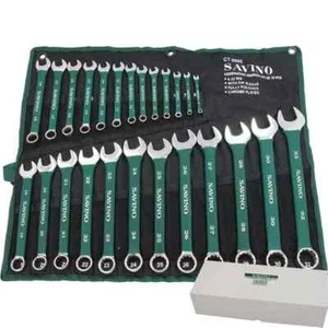 Savino 25pc Combination Metric Combo Spanner Set 6-32 mm Garage Tool Set #CT0985 - Picture 1 of 4