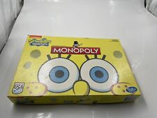 2014 SpongeBob SquarePants Monopoly Board Game Hasbro Complete