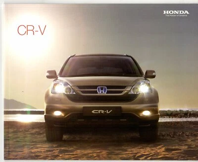 Honda CR-V 2009-2010 UK Market Sales Brochure 2.0i-VTEC & 2.2i-DTEC SE, ES, EX - Image 1 of 3