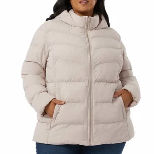 32 Degrees Ladies Winter Tech Jacket Hooded NWT Chateau Grey Plus Size 3X - Picture 1 of 5