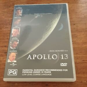 Apollo 13 DVD R4 VERY GOOD - FREE POST