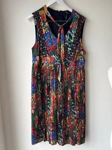 TAKING SHAPE TS 14+ Women’s Pleated DRESS Plus Size 16 Excellent - Picture 1 of 6