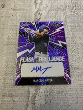 Marcelo Mayer Autograph ✍️ 2021 Leaf Flash Flash of Brilliance Purple /75 #FB-MM