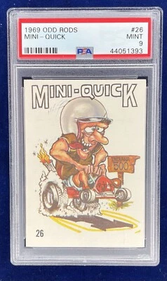 1969 年 ODD RODS 迷你QUICK #26 PSA9 完好 — 第 1/2 张图片
