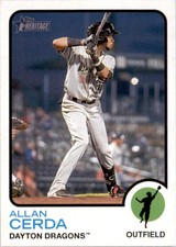 2022 Topps Heritage Minor League Allan Cerda Dayton Dragons #10