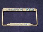 Mission Bay California Champion Ford Vintage Dealer License Plate Frame
