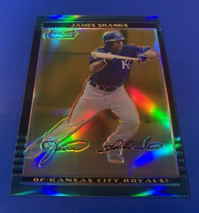 2002 Bowman Chrome Baseball Gold Refractor James Shanks #47/50 -Royals -RARE!!