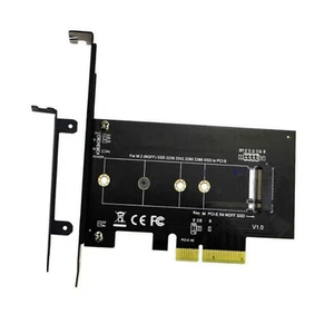 M.2 NGFF M-Key to PCIe x4 NVMe SSD Adapter Card 2230 2242 2260 2280 Drives r - Picture 1 of 9