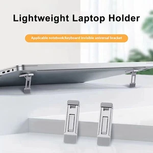 Lightweight Laptop Holder Foldable Desk Organizer Portable Stand with Anti-slip - Afbeelding 1 van 10
