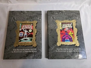 Marvel Masterworks Silver Surfer Hardcover Vol 15 & 19 Issues 1-18 Lee/Kirby - Picture 1 of 9