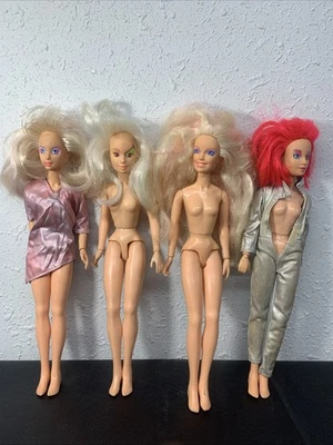 Lote vintage de bonecas Jem and the Holograms da década de 1980 - Imagem 1 de 4