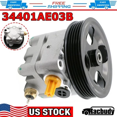 Bomba de dirección asistida con polea para Subaru Legacy Outback 2000-2004 #34430AE04A EE. UU. Foto 1 de 4