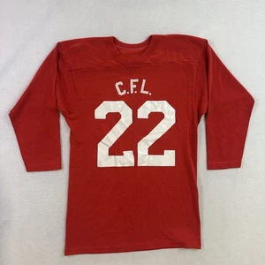 Vintage Russell Shirt Raglan CFL South Mens M Football Rugby 90s Single Stitch - Picture 1 of 9