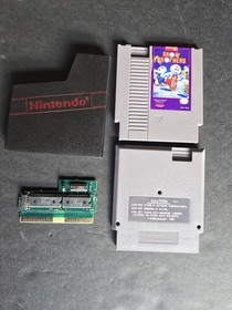 Cartucho y funda antipolvo Snow Brothers (NES, 1991) solamente, algunos da&ntilde;os, probado