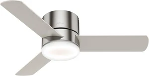 Hunter Fan 59454 Minimus 44-Inch Low Profile 44, Brushed Nickel Finish - Picture 1 of 12