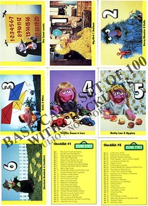SESAMSTRASSE 1992 IDOLMAKER KOMPLETTER BASISKARTENSATZ 100 + 2 CHECKLISTEN CH - Bild 1 von 1