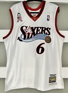 Allen Iverson Signed Mitchell and Ness  Hardwood Classics Jersey L PSA COA AUTO