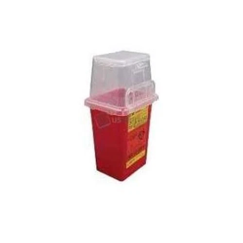 BD Sharps Collector 1.5 Qt. Removal Port Top, Red Foto 1 de 1