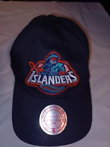 New York Islanders Fisherman Logo Navy Blue Adjustable Strap Cap - Picture 1 of 6