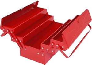 KS Tools 999.0125 - Metal Tool Box, 5 Compartments - 430x200x200mm - Picture 1 of 2