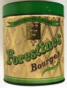 Latta caramelle ovale Bourges Forestines 1931 Specialites du Berry Parigi Francia Expo - Foto 1 di 5
