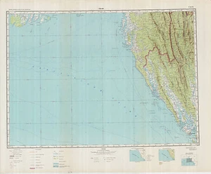 Russische sowjetische militärische topographische Karten - AKYAB (Burma), 1:500K, Hrsg. 1959 - Bild 1 von 4