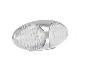 Autolamps LED Front Position Marker Lamp 12/24V Chrome Plug Cable (37CWMB2P) - Picture 1 of 2