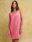 Nobody's Child Pink Dogtooth Check Bille Pinny UK18