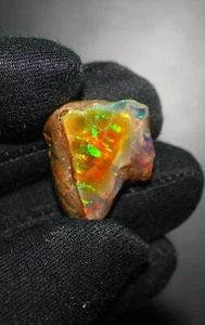 Opal Rough Gemstone, Natural Opal Crystal, Welo Fire Opal-Opal Specimen 26.20 Ct - Picture 1 of 3