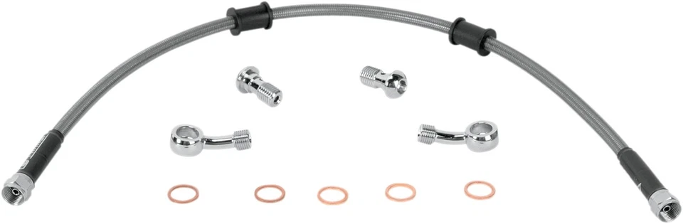 Línea de freno trenzada de acero inoxidable Moose Racing 1741-1871 Foto 1 de 1