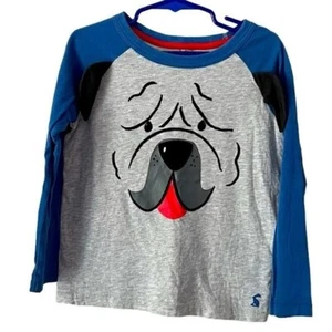 Joules T’s Puppy Bulldogs Long Sleeve Shirt Size 5 - Picture 1 of 11